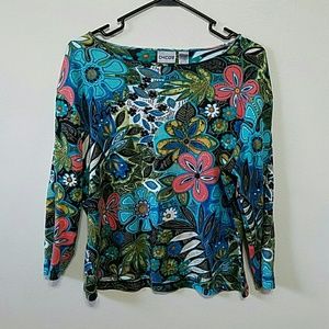 Chico's floral tee